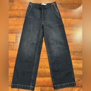 KanCan Wide Leg High Rise Jeans Women’s Size 3 / 25 Dark Wash 100% Cotton